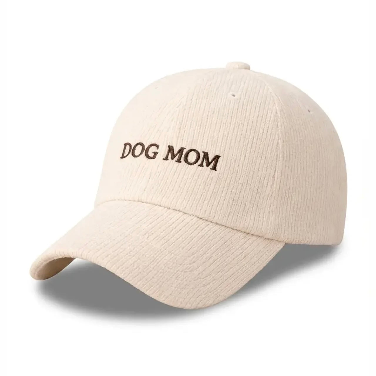 The Signature Dog Mom Cap Ivory